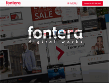 Tablet Screenshot of fontera.com